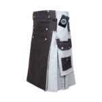 Men’s Two-Tone Utility Kilt – Stylish & Functional with Pockets - Image 2