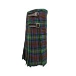 Traditional Isle of Skye Tartan Kilt in Earthy Green and Brown Plaid - Image 3