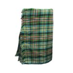 Traditional Scott Green Ancient Tartan Kilt in Green, Red, and Yellow Plaid
