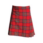 Modern Royal Stewart and Black Stewart Hybrid Tartan Kilt - Image 2