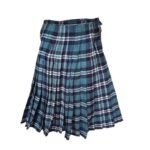 Traditional St. Andrews Tartan Kilt in Blue and Navy Plaid - Image 3