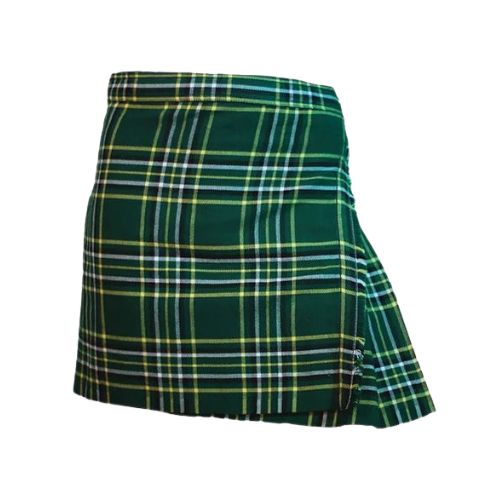 11-11.jpg Women’s Irish National Tartan Mini Kilt - Image 1