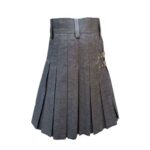 Women's Black Denim Kilt - Premium Quality Design - Image 3