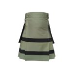 Women’s Classic Utility Kilt with Black Stripes