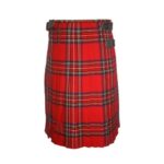 Men Scottish Royal Stewart 8 Yard Tartan Kilt - Image 3