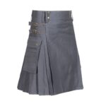 Stylish Grey Utility Kilt - Image 2