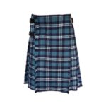 Traditional St. Andrews Tartan Kilt in Blue and Navy Plaid