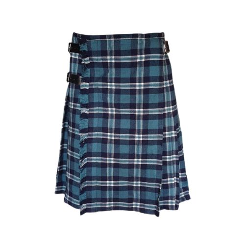 12-10.jpg Traditional St. Andrews Tartan Kilt in Blue and Navy Plaid - Image 1