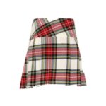 Women’s Dress Stewart Tartan Mini Kilt with Buckle Straps