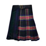 Classic Black Watch and Black Stewart Tartan Kilt with Dual Plaid Design - Image 2