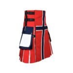 Norwegian Flag Tricolor Kilt - Image 2
