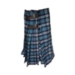 Traditional St. Andrews Tartan Kilt in Blue and Navy Plaid - Image 2