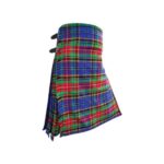 Vibrant Beattie Tartan Kilt in Multicolored Plaid with Classic Pleats