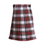 Classic Dress Stewart Tartan Kilt with Traditional Pleated Design - Image 3