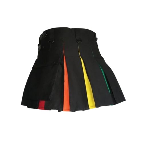 19-12.jpg Women's Modern Rainbow Kilt - Image 1