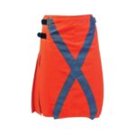 Men's Orange Firefighter Kilt
