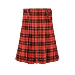 Men’s Wallace Tartan Hybrid Kilt with Red and Black Cotton Design - Image 2