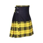 Men’s MacLeod of Lewis Hybrid Kilt with Black and Yellow Tartan Design - Image 2