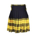Men’s MacLeod of Lewis Hybrid Kilt with Black and Yellow Tartan Design - Image 3