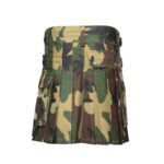Women’s Woodland Camo Utility Mini Kilt - Image 2