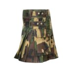 Women’s Woodland Camo Utility Mini Kilt - Image 3