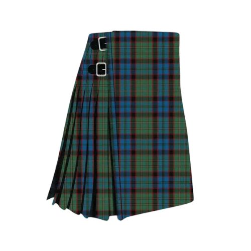 33-1.jpg Traditional Nicolson (MacNicol) Tartan Kilt in Green, Blue, and Red Plaid - Image 1