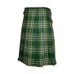 Men Scottish Darker Irish National 8 Yard Tartan Kilt - Image 3