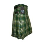 Men Scottish Darker Irish National 8 Yard Tartan Kilt - Image 2