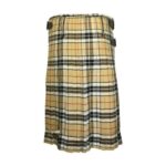 Men Scottish Camel Thompson 8 Yard Tartan Kilt - Image 4