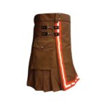 Men's Brown Firefighter Utility Kilt - Image 2