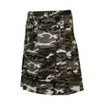 Grey and White Urban Camouflage Tactical Kilt - Image 2