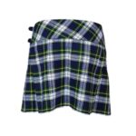Women’s Dress Gordon Tartan Mini Kilt with Buckle Straps - Image 2