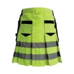 Men's Fluorescent Green Firefighter Utility Kilt - Image 3