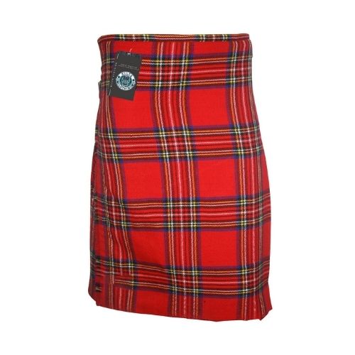 60-2.jpg Men Scottish Royal Stewart 8 Yard Tartan Kilt - Image 1