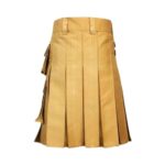 Men's Tan Firefighter Cargo Kilt - Image 3