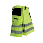 Men's Fluorescent Green Firefighter Utility Kilt - Image 2