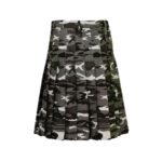 Grey and White Urban Camouflage Tactical Kilt - Image 3