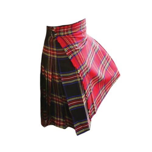 8-7.jpg Modern Royal Stewart and Black Stewart Hybrid Tartan Kilt - Image 1