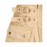 Modern Beige Utility Kilt with Buckles - Image 3