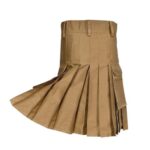 Modern Brown Utility Kilt with Cargo Pockets - Image 4