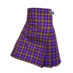 Vibrant Men's Dutch Tartan Kilt in Purple and Brown Plaid - Image 5