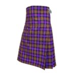Vibrant Men's Dutch Tartan Kilt in Purple and Brown Plaid - Image 2