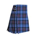 Classic Rangers Tartan Kilt in Blue, Black, and Red Plaid Design