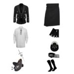 Complete Gents Black Spirit Prestige Kilt Outfit - Prince Charlie Outfit - Image 3