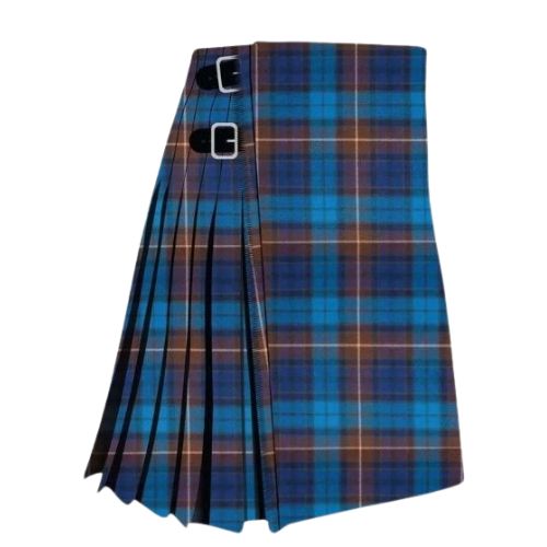 Buchanan-Blue-Tartan-Kilt.jpg Buchanan Blue Tartan Kilt - Image 1