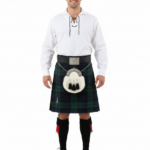 Casual Kilt Outfit With Jacobite Ghillie Shirt