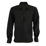 Premium Black Ghillie Kilt Shirts