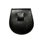Black Leather 3 Tassel Kilt Sporran and Belt - Image 2
