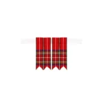 Premium Red Kilt Flashes – Authentic Scottish Kilt Accessories