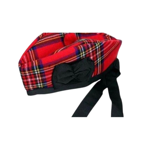 Royal-Stewart-Tartan-Glengarry-Hat-1.webp Royal Stewart Tartan Glengarry Hat - Image 1